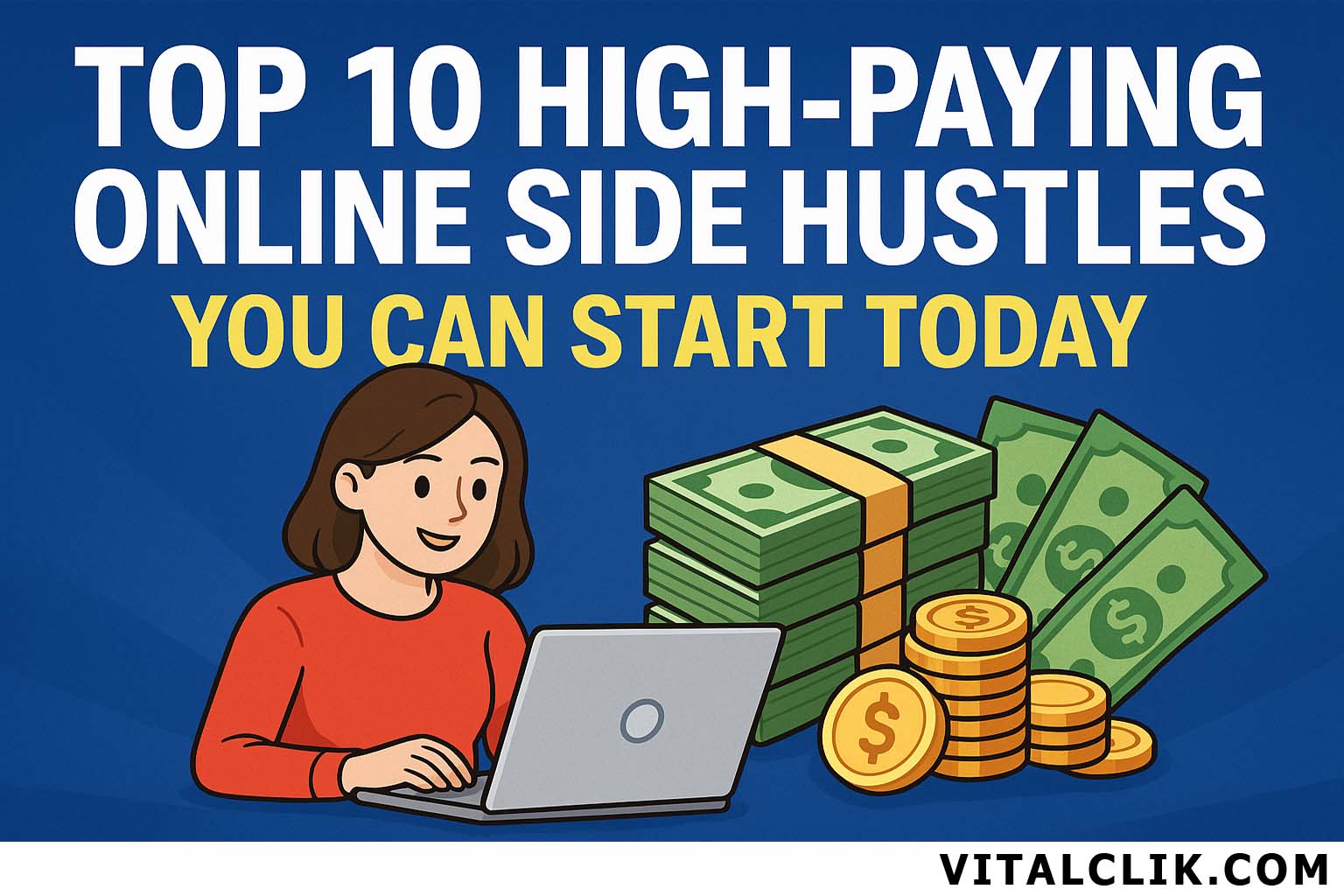 Top 10 High Paying online side hustles you can start today